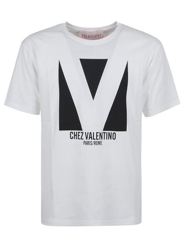 T-shirt Chez Valentino Cotton Jersey - Valentino Garavani - Modalova