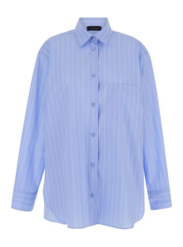 Light Blue Striped Set In Cotton Woman - The Andamane - Modalova