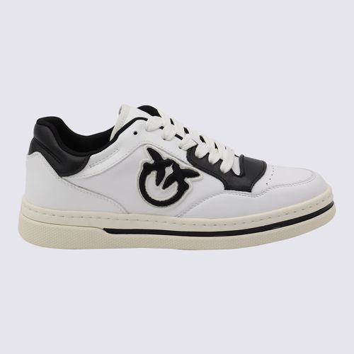 Pinko White And Black Sneakers - Pinko - Modalova