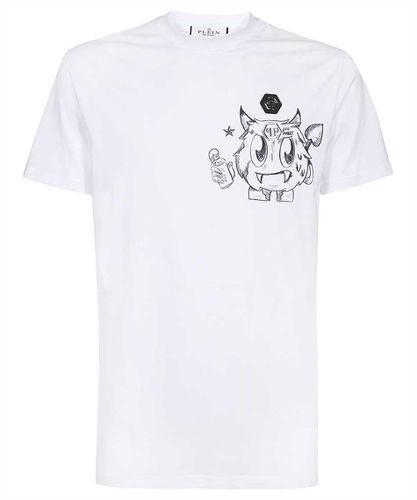 Printed Cotton T-shirt - Philipp Plein - Modalova