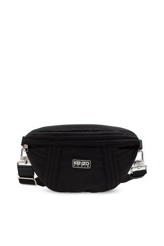 Kenzo Logo Patch Zipped Belt Bag - Kenzo - Modalova