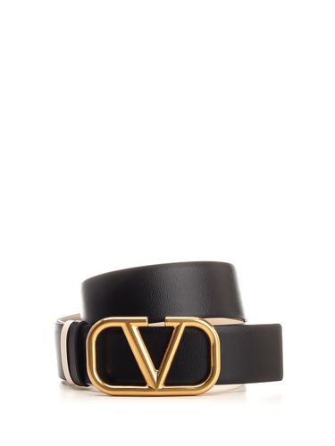 V Logo Reversible Belt - Valentino Garavani - Modalova