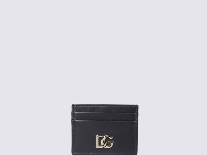 Leather Logo Cardholder - Dolce & Gabbana - Modalova