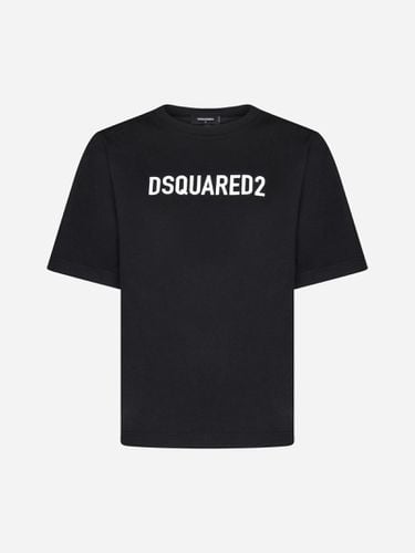 Dsquared2 Logo Cotton T-shirt - Dsquared2 - Modalova