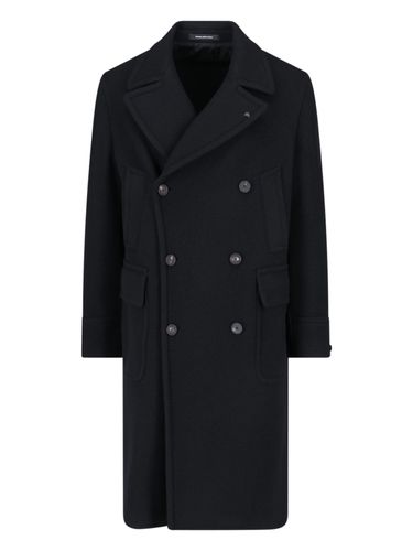 Cherry Double-breasted Midi Coat - Tagliatore - Modalova