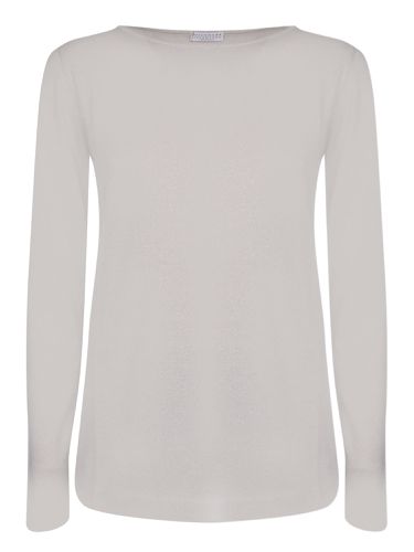 Cashmere And Silk Lurex Pearl Sweater - Brunello Cucinelli - Modalova