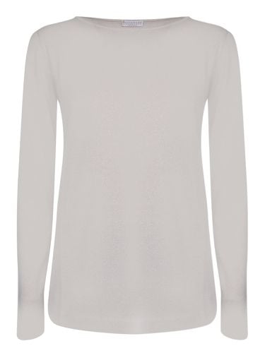 Cashmere And Silk Lurex Pearl Sweater - Brunello Cucinelli - Modalova