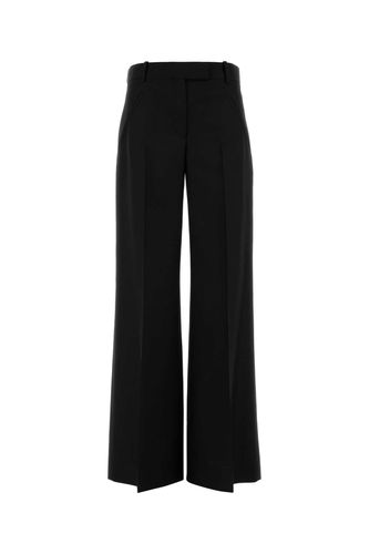 Wool Blend Wide-leg Pant - Alexander McQueen - Modalova