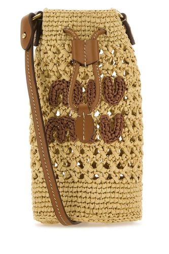 Miu Miu Beige Crochet Bucket Bag - Miu Miu - Modalova