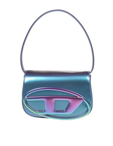 Dr Shoulder Bag In Multicolored Iridescent Leather - Diesel - Modalova