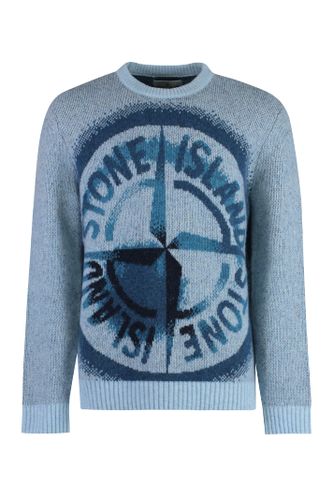 Wool-blend Crew-neck Sweater - Stone Island - Modalova