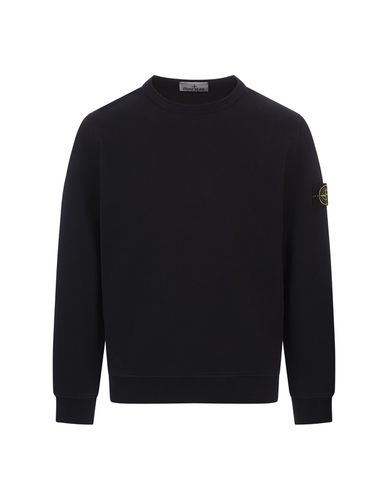 Crew-neck Sweatshirt In Navy Gauzed Cotton - Stone Island - Modalova