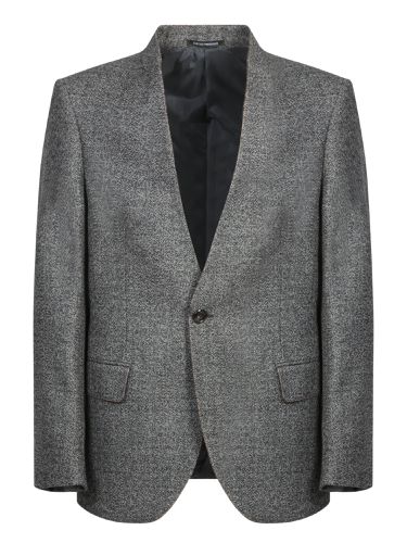 Tweed Fabric Jacket - Emporio Armani - Modalova