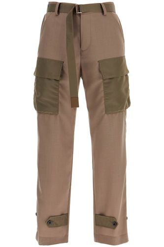 Sacai Cargo Pants With Inserts - Sacai - Modalova