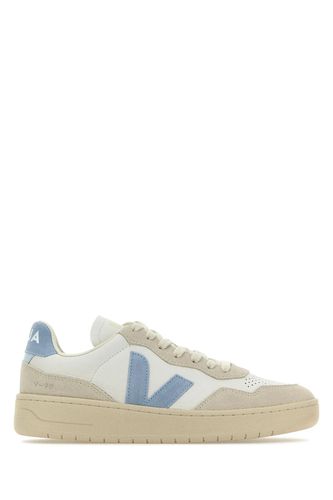 Multicolor Leather And Suede V-90 Sneakers - Veja - Modalova