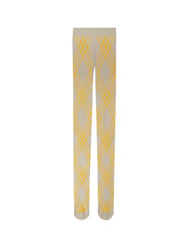 Geometrical Equestrian Knight Design Leggins - Burberry - Modalova