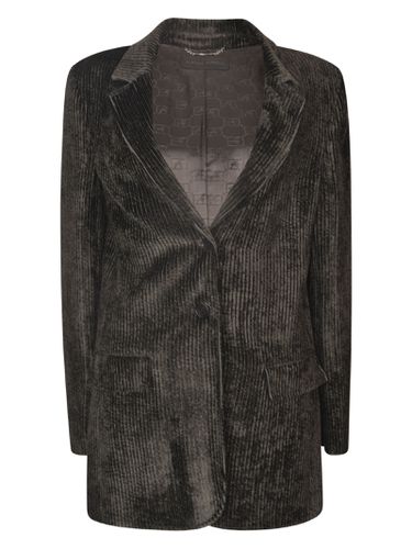 Single-breasted Corduroy Blazer - Alberta Ferretti - Modalova