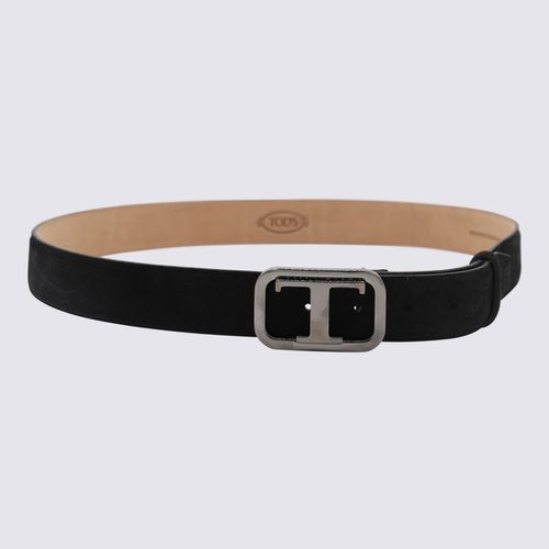 Tod's Black Leather Belt - Tod's - Modalova