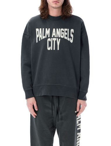 Pa City Washed Sweatshirt - Palm Angels - Modalova
