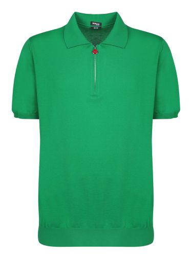 Iconic Mid Zip Polo Shirt - Kiton - Modalova