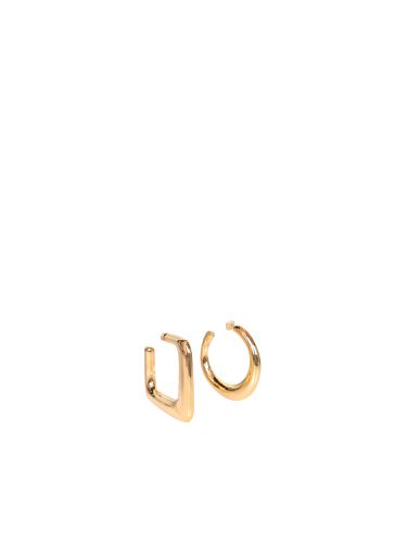 Grandes Creoles Ovalo Gold Earrings - Jacquemus - Modalova