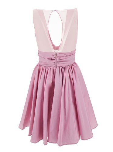 Mini Dress With Pleated Skirt In Taffetà Woman - Pinko - Modalova