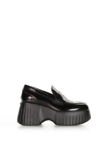 Hogan H-stripes Wedge Loafers - Hogan - Modalova