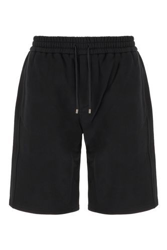 Black Cotton Bermuda Shorts - Saint Laurent - Modalova