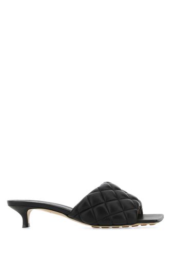 Black Nappa Leather Padded Sandals - Bottega Veneta - Modalova