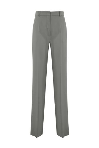 Quasar Trousers In Wool Crepe Satin - Max Mara Studio - Modalova