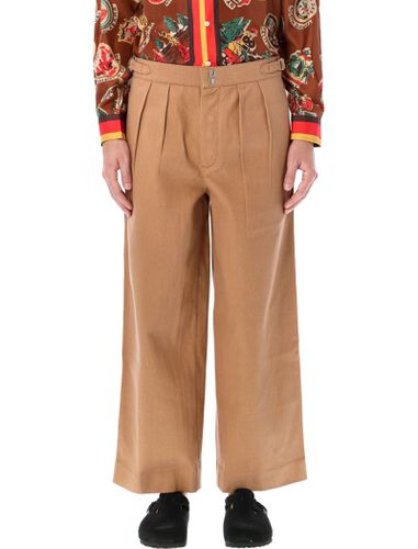 Bode Wide Leg Snap Trousers - Bode - Modalova