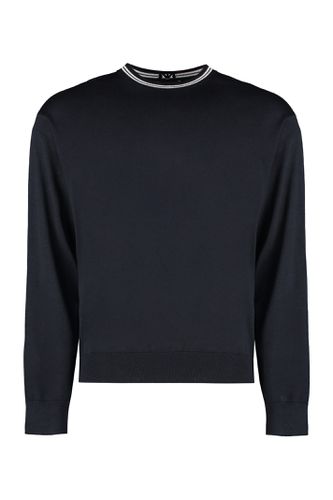 Virgin Wool Crew-neck Sweater - Emporio Armani - Modalova