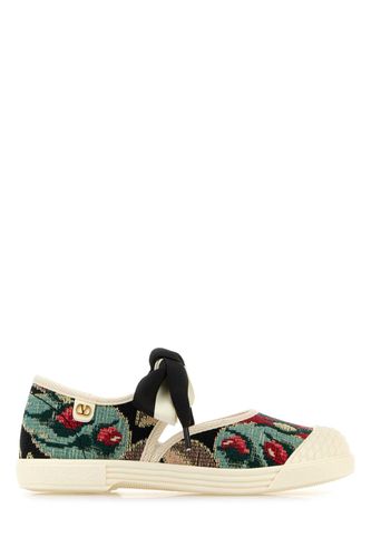 Embroidered Canvas Bay By Bay Slip Ons - Valentino Garavani - Modalova