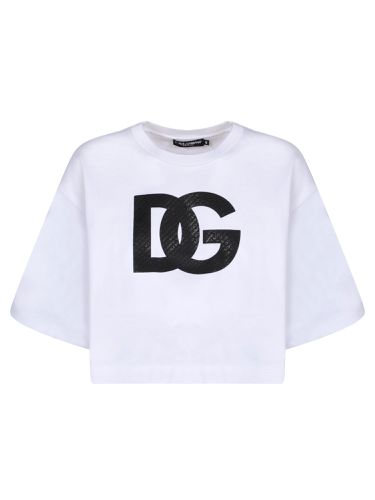 Cropped T-shirt - Dolce & Gabbana - Modalova