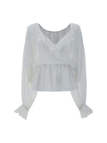 Chiffon Blouse With Ruffles - Dolce & Gabbana - Modalova