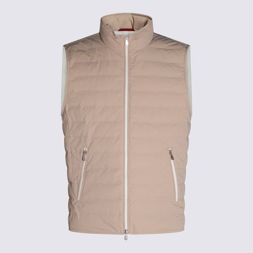 Beige Down Jacket - Brunello Cucinelli - Modalova