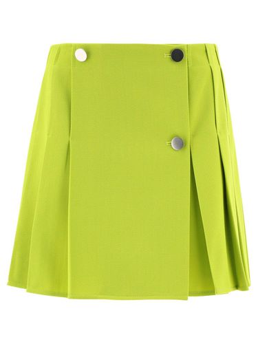 High Waist Pleated Mini Skirt - Bottega Veneta - Modalova
