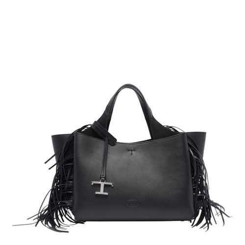 Tod's Fringed Leather Handbag - Tod's - Modalova