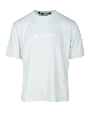 Logo Printed Crewneck T-shirt - Palm Angels - Modalova