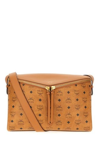 Printed Synthetic Leather Crossbody Bag - MCM - Modalova