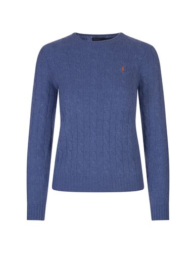 Blu Porto Melange Wool And Cashmere Braided Sweater - Ralph Lauren - Modalova