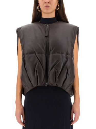 Alysi Leather puffer Vest - Alysi - Modalova