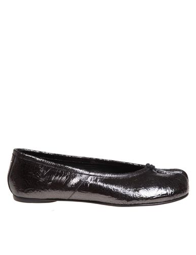 Ballet Black Shiny Leather Ballet Flats - Maison Margiela - Modalova