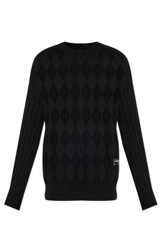 Diamond Pattern Knit Sweater - Balmain - Modalova