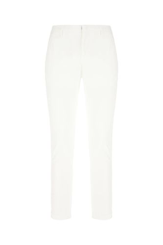 White Stretch Cotton Chino Pants - Dondup - Modalova