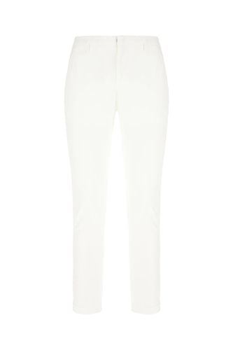 White Stretch Cotton Chino Pants - Dondup - Modalova