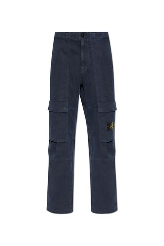 Stone Island Logo Patch Cargo Pants - Stone Island - Modalova