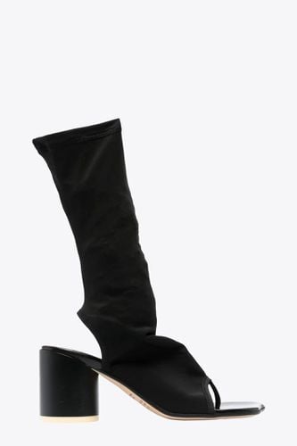 Stivaletto Open toe black stretch lycra heeled boots - MM6 Maison Margiela - Modalova