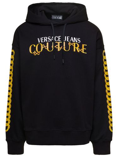 Chain Logo Hoodie - Versace Jeans Couture - Modalova