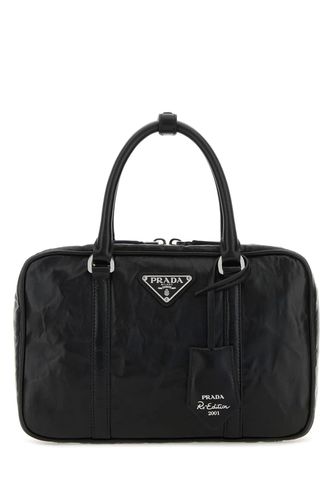 Prada Black Nappa Leather Handbag - Prada - Modalova